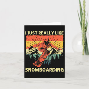 Cooles Snowboarddesign für Männer - Snowboard für  Karte