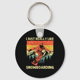 Cooles Snowboarddesign für Männer - Snowboard für  Schlüsselanhänger