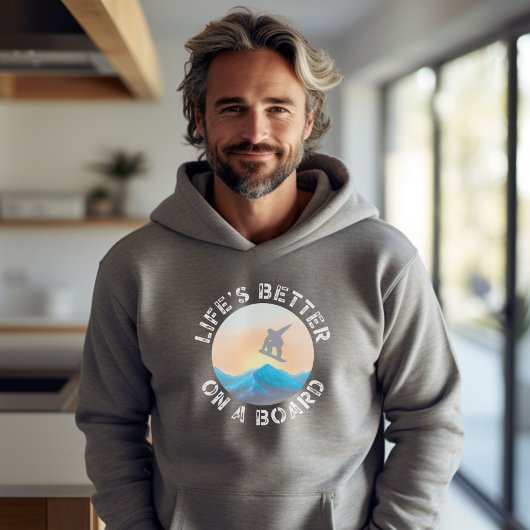 Cooles Snowboarden-Sweatshirt Hoodie