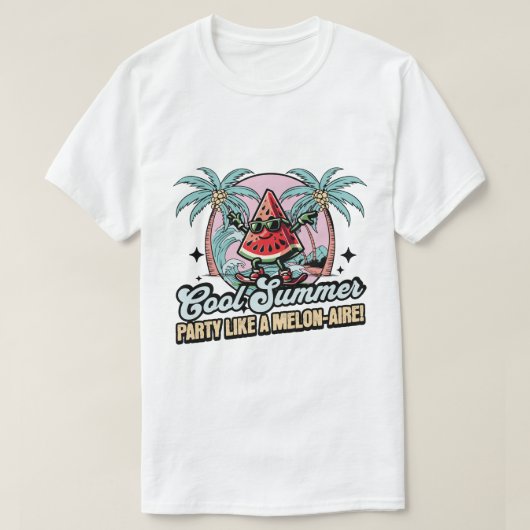 Cooles Sommerbecken T-Shirt (Design vorne)