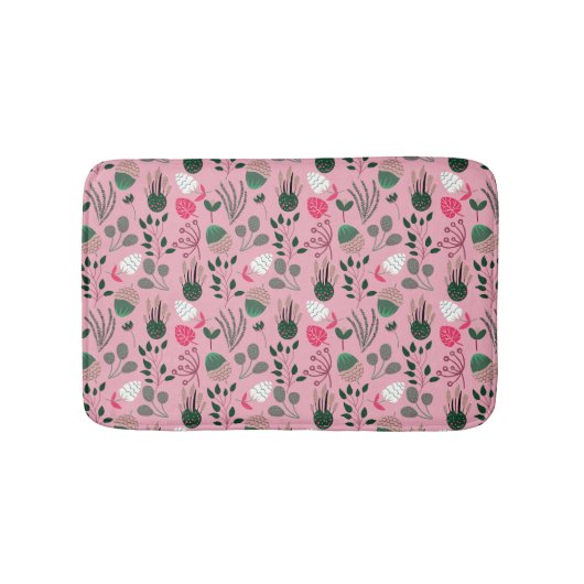 Cooles Sommermuster Badematte (Vorderseite)