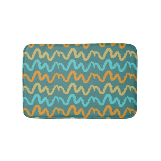 Cooles Sommermuster Badematte (Vorderseite)