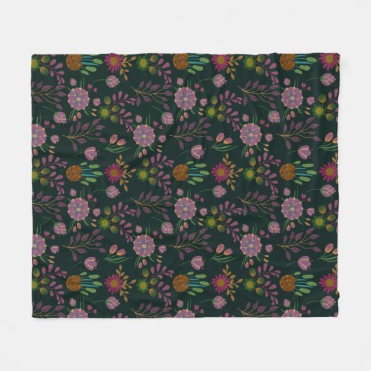 Cooles Sommermuster Fleecedecke (Vorderseite (Horizontal))