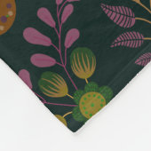 Cooles Sommermuster Fleecedecke (Ecke)