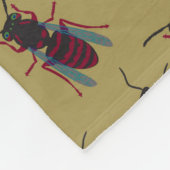 Cooles Sommermuster Fleecedecke (Ecke)