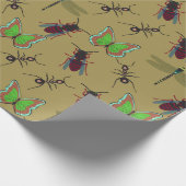 Cooles Sommermuster Geschenkpapier (Ecke)