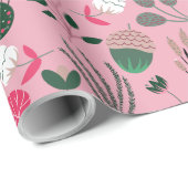 Cooles Sommermuster Geschenkpapier (Rolleneckpunkt)