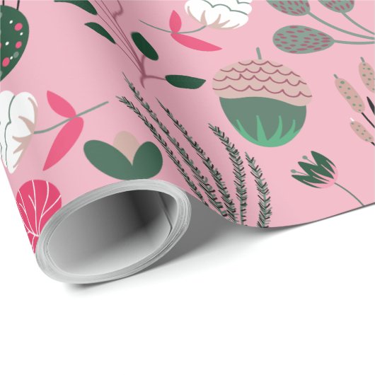 Cooles Sommermuster Geschenkpapier (Rolleneckpunkt)