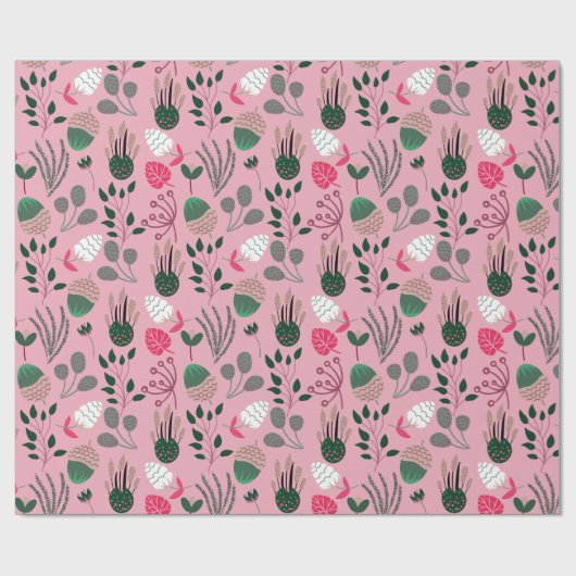 Cooles Sommermuster Geschenkpapier (Flach)