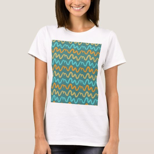 Cooles Sommermuster T-Shirt (Vorderseite)
