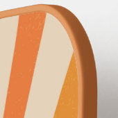 Cooles Sonnenaufgang Retro löst benutzerdefinierte Pickleball Schläger (Linke Seite)