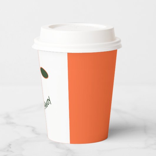 Cooles Sonnenbad Nehmen Sie sich das Getränk Coffe Pappbecher (Links)