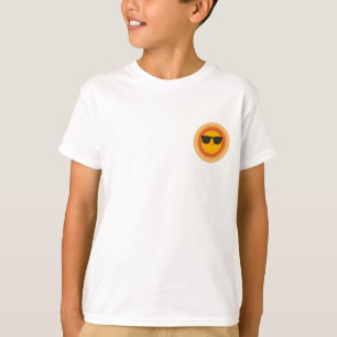 Cooles Sonnenschein-Gesicht für Kinder T-Shirt