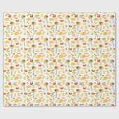 cooles Spaghetti-Party Geschenkpapier (Flach)