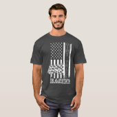 Cooles Spätmodell für Laufbahn für Männer T-Shirt (Vorne ganz)