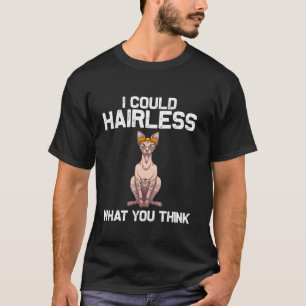 Cooles Sphynx für Männer Frauen Haarlose Katze Bes T-Shirt