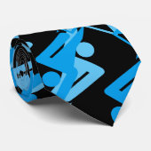 Cooles Spiegelgeometriss und Abstraktes Muster Krawatte (Gerollt)