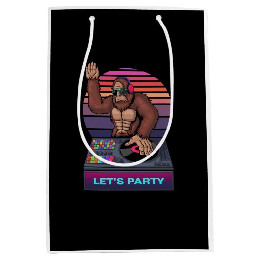 cooles Spiel dj Mittlere Geschenktüte (Vorderseite)