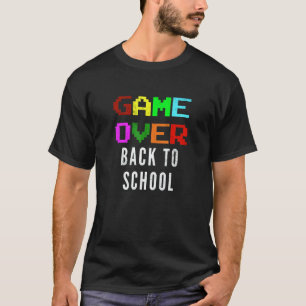 Cooles Spiel vorbei Zurück zur Schule Kindergarten T-Shirt