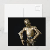 cooles Spielzeugroboter-Foto Feiertagspostkarte (Vorne/Hinten)