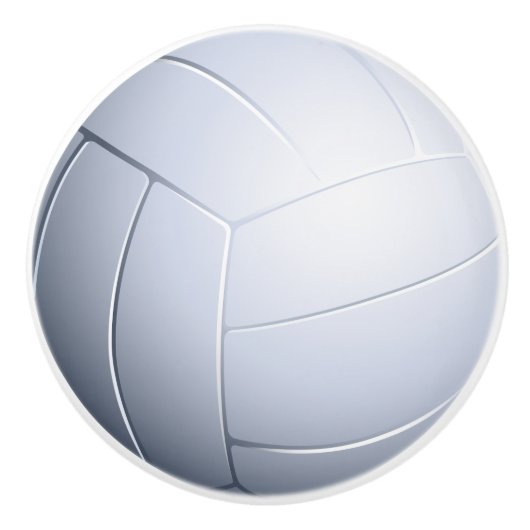 Cooles Sport-Geschenk des Volleyball-| Keramikknauf (Vorderseite)