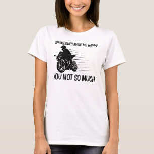 Cooles Sportbike für Männer Frauen Berufliches Mot T-Shirt