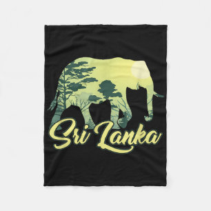 Cooles Sri Lankas Beach Tropical Island Summer Vac Fleecedecke