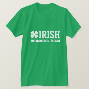 Cooles St Patrick irisches trinkendes Team T-Shirt