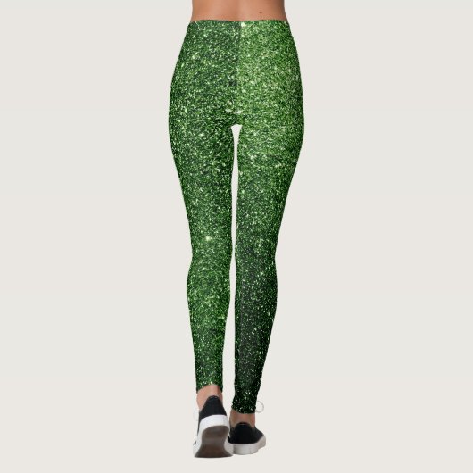 Cooles St. Patrick's day luck of Irish Green Glitz Leggings (Rückseite)