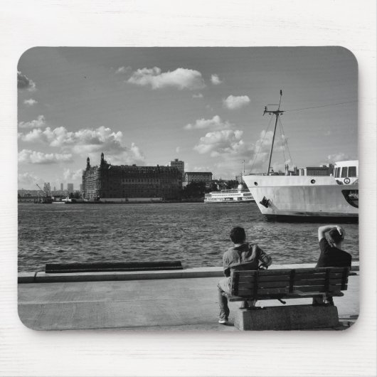 Cooles städtisches Foto des Lebensstils in Istanbu Mousepad (Vorne)