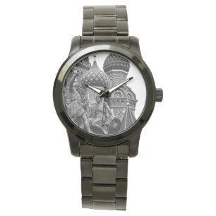 Cooles, städtisches Minin und Pozharsky Foto Armbanduhr