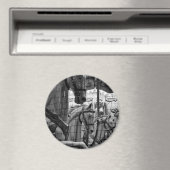 Cooles, städtisches, modernes Foto von Karussell-P Magnet (In Situ (Geschirrspüler))