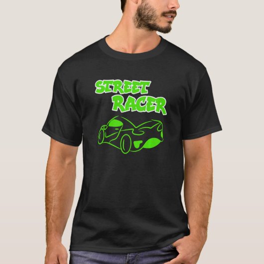 Cooles Statement Racing Automobil Driver Racer T-Shirt (Vorderseite)