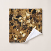 Cooles Steamdesign Badhandtuch Set (Waschlappen)