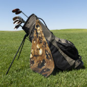 Cooles Steamdesign Golfhandtuch (Gras)
