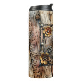 Cooles Steampunk Personalisiertes Foto Thermosbecher (Nach links gedreht)