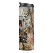 Cooles Steampunk Personalisiertes Foto Thermosbecher (Nach rechts gedreht)