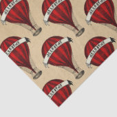 Cooles Steampunkballonmuster gekachelt Seidenpapier (Detail)