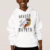 Cooles stilvolles Hakuna Matata Happy Place Hoodie (Vorderseite)