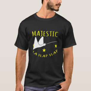 Cooles Sting Ray Majestic Sea Flap Manta Ray Desig T-Shirt