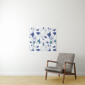 Cooles Stingrochen Tropical Blue Reef Wandteppich (Beispiel (Horizontal))