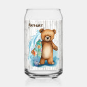 Cooles Strandhaus mit Namen Dosenglas (Vorderseite)