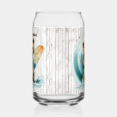 Cooles Strandhaus mit Namen Dosenglas (Links)