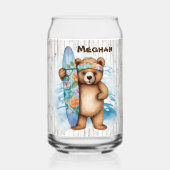 Cooles Strandhaus mit Namen Dosenglas (Vorderseite)