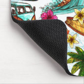 Cooles Strandmuster Mousepad (Ecke)