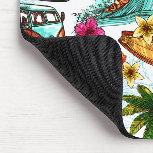 Cooles Strandmuster Mousepad (Ecke)