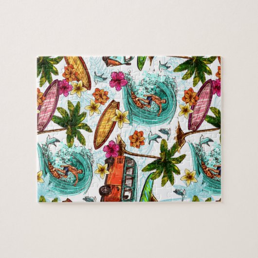 Cooles Strandmuster Puzzle (Horizontal)