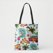 Cooles Strandmuster Tasche (Vorderseite)