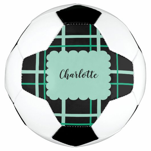 Cooles Streifenmuster Fußball (Vorderseite)