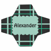 Cooles Streifenmuster Fußball (Flach)